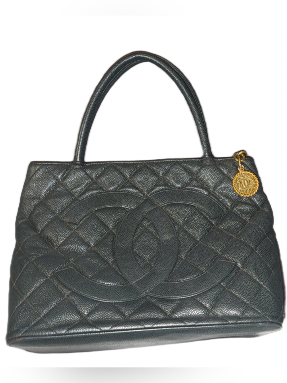 CHANEL Caviar Medallion Tote